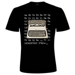 T-shirt macchina da scrivere